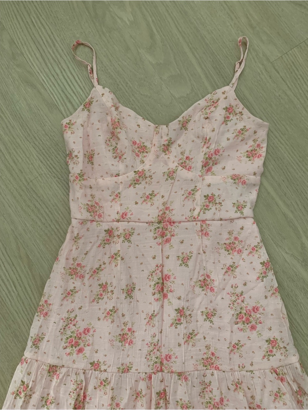 Trixxi Pink Floral Maxi Dress - Picture 2 of 5